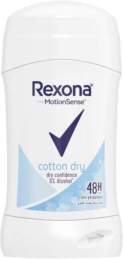 Rexona Cotton Dry Antiperspirant Stick For Women, 40g, Fresh, For Women, 100ml, For Women, For Women