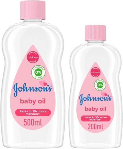 Slim Baby Oil, 500ml, with a free 200ml bottle of Johnson's Baby