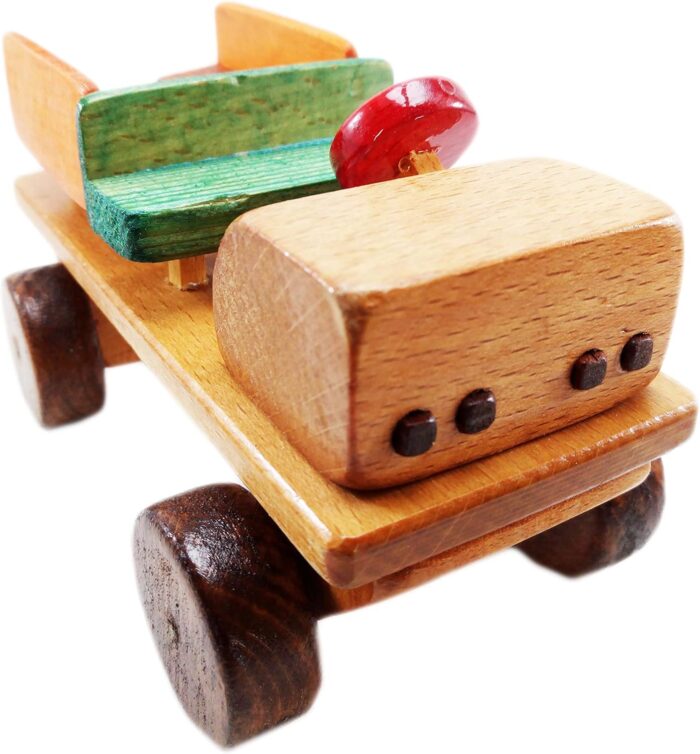 Handmade Beech Wood Wooden Jungle Car Macket Vehicle, Handicraft, Antique, Decorative Wooden Gift