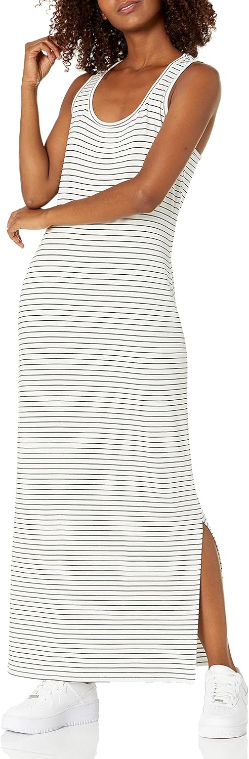 Amazon Essentials Women’s Supersoft Terry Racerback Maxi Dress (Previously Daily Ritual)