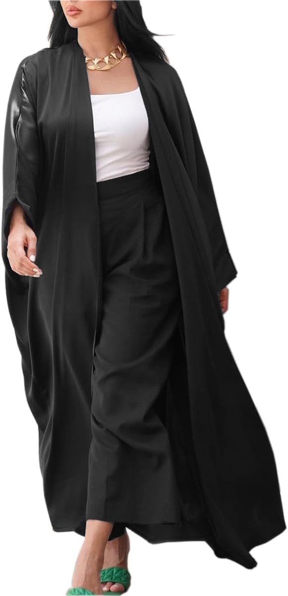 MedeShe Women’s Batwing Sleeve Modest Kaftan Fashion Party Abaya Cardigan Robe Cover Up