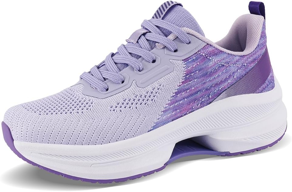 WONESION Women’s Non Slip Walking Running Shoes Lightweight Athletic Tennis Sport Fashion Sneakers for Gym Work Nursing