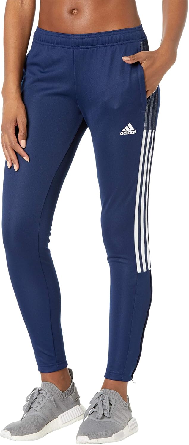 Adidas Women’s Tiro 21 Track Pants, Navy/White