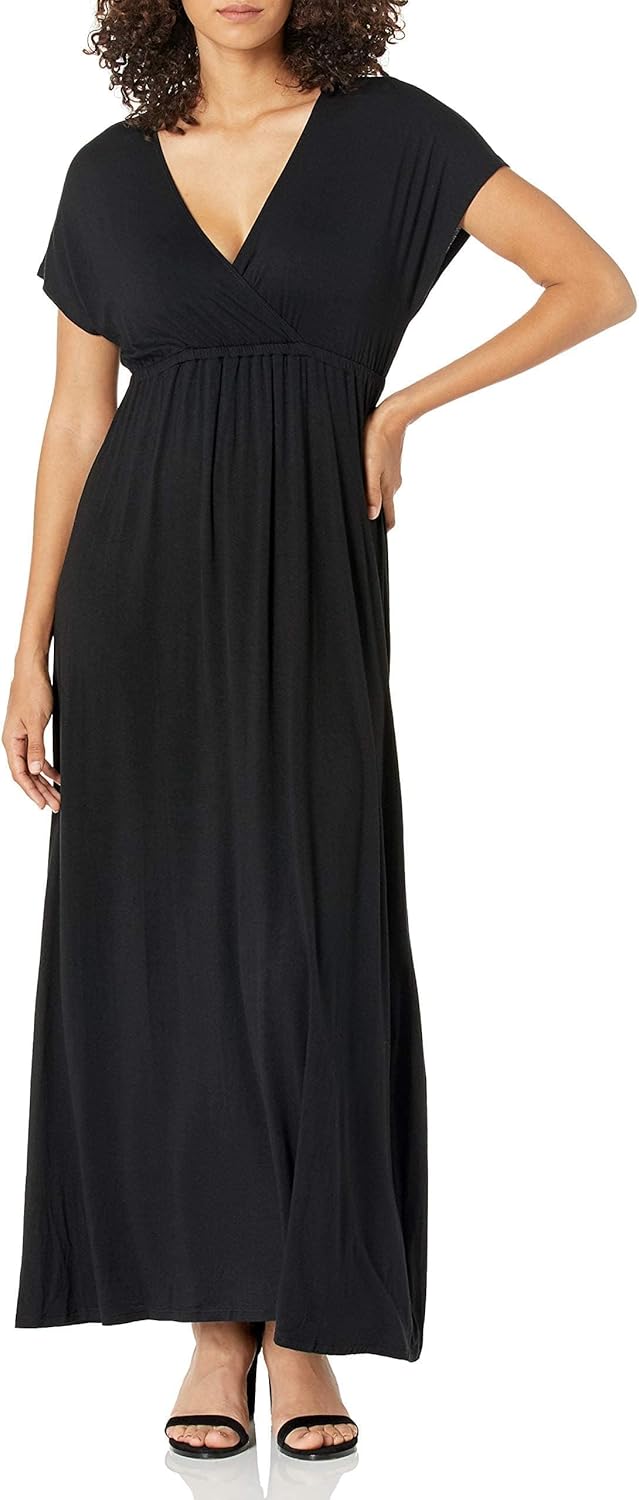 Amazon Essentials Women’s Waisted Maxi Dress (Available in Plus Size)