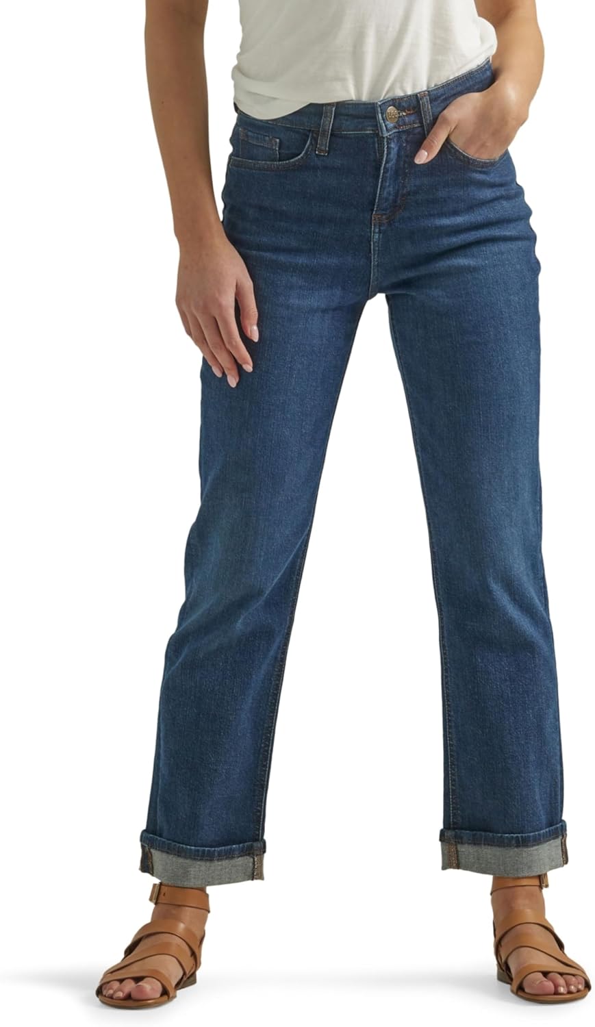 Lee Women’s Mid Rise Boyfriend Jean