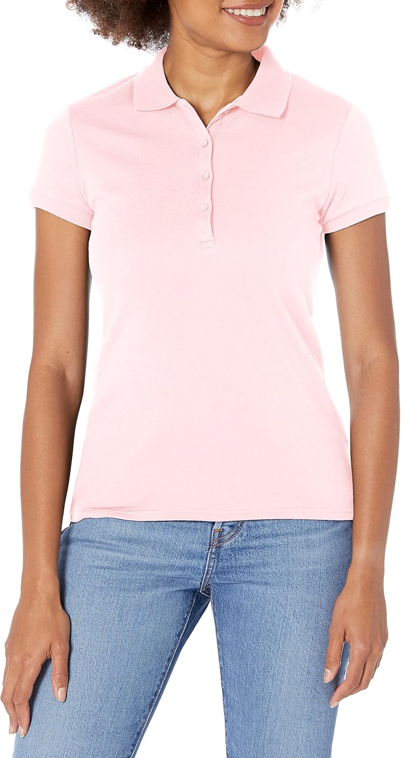 IZOD Junior’s Uniform Short Sleeve Interlock Polo