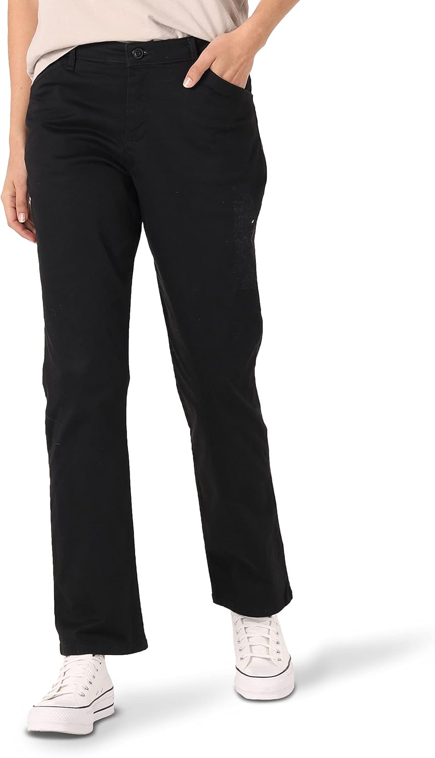 Lee Women’s Petite Relaxed Fit All Day Straight Leg Pant