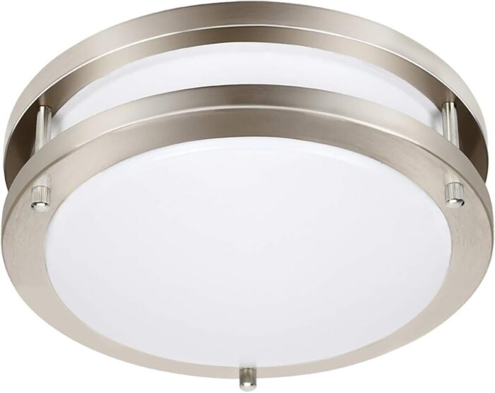 36W Dimmable LED Ceiling Light Fixture, 12 inch Flush Mount Light Fixture, Ceiling Lights for Bedroom, Kitchen, Bathroom, Super Bright 4000 Lumens, 400W Equivalent, 5000K Daylight White