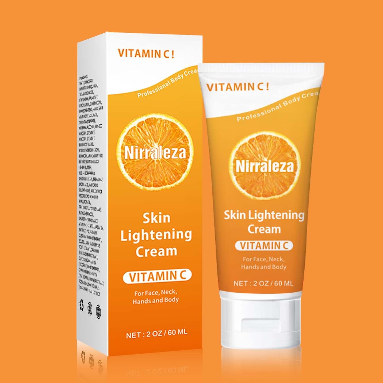 Skin Lightening Cream, Skin Bleaching Cream for Body Intimate Areas, Skin Whitening Cream with Vitamin C for Underarms, Knees, Armpits, Elbows, Inner Thighs and Bikini Areas