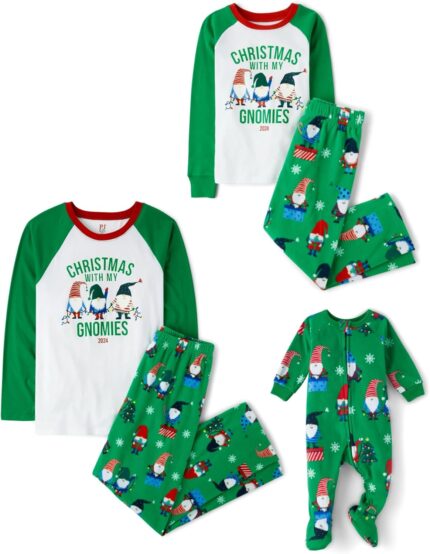 The Children’s Place Baby Family Matching, Holiday Pajama Sets, Fleece