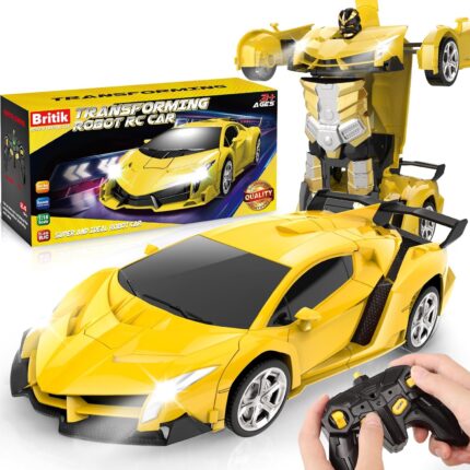 Transform Remote Control Car Toy for Kids 4 5 6 7 8, Remote Control Car for Boys 4-7, Transform Cars for Boys 4-6, Toy Car 5 Year Old Boy, Toys for 3 4 5 6 7 8 9 10 11 12 Years Old Boy