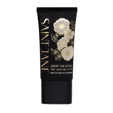 SAINT JANE – Luxury Sun Ritual – Pore Smoothing SPF 30 Mineral Sunscreen | Luxury, Floral-Infused, Clean Skincare (1.7 oz | 50 ml)