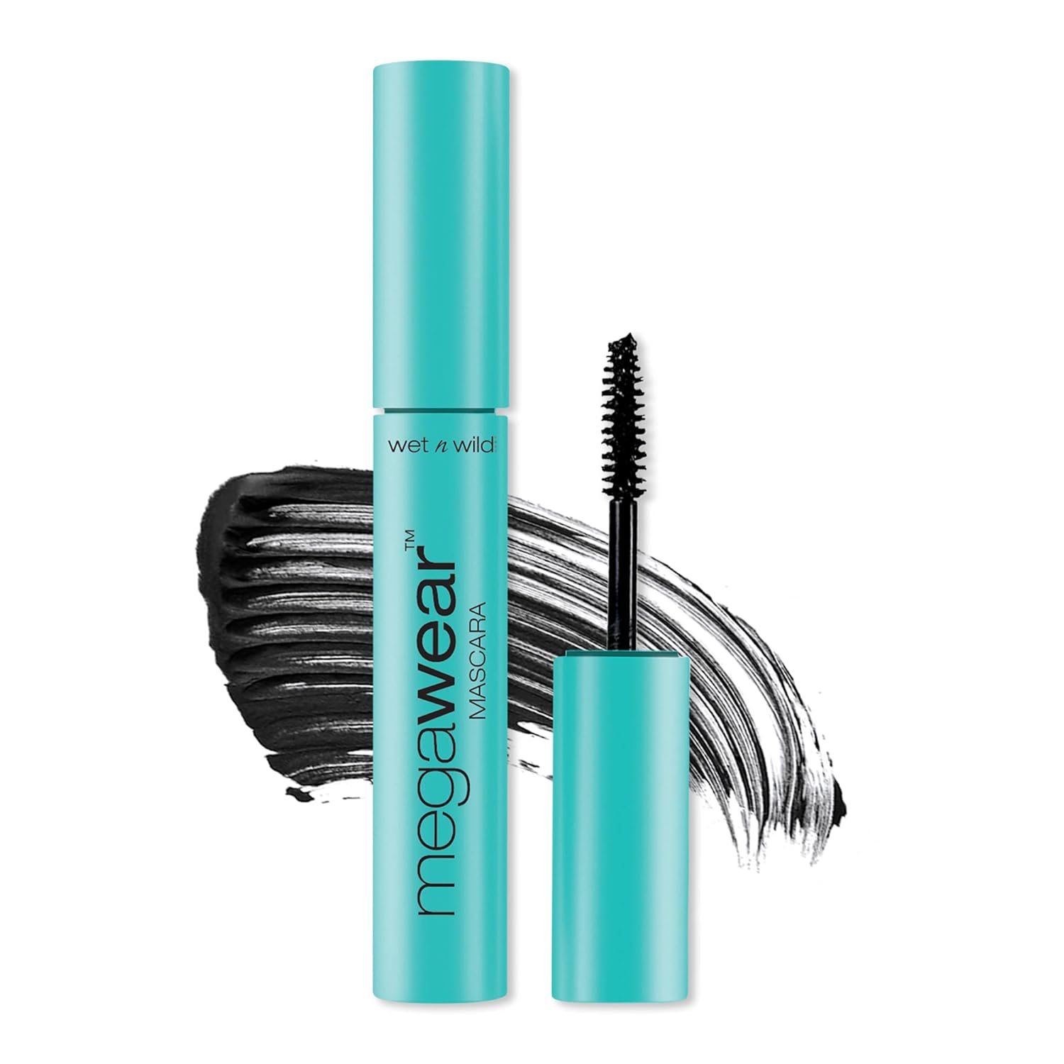 wet n wild Enhance and Define Megawear Mascara, Gentle Gel Volumizing Formula that Promotes Full & Healthy Lashes, Enriched with Soy Protein & Panthenol, Cruelty-Free & Vegan – Black