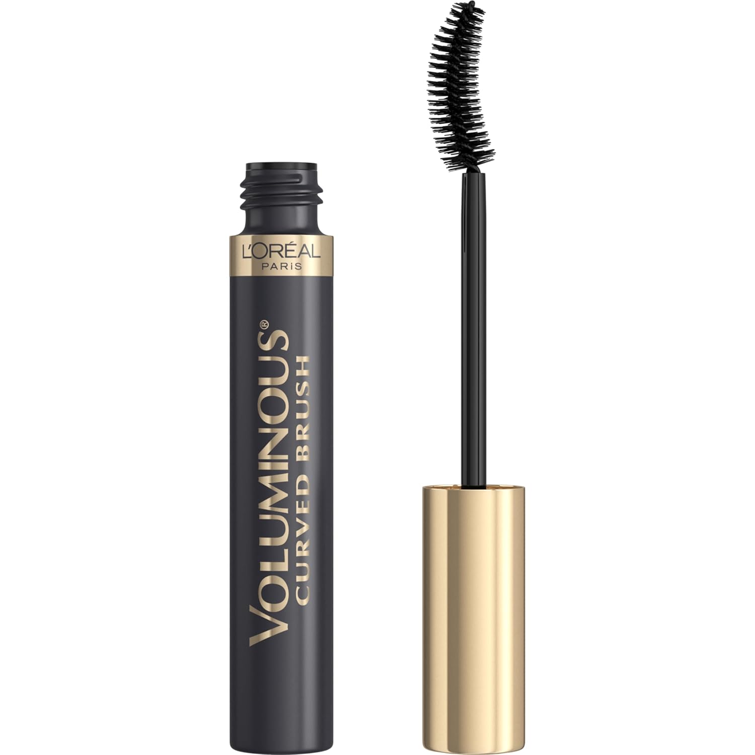 L’Oreal Paris Makeup Voluminous Original Curved Brush Mascara, Black, 0.28 Fl Oz