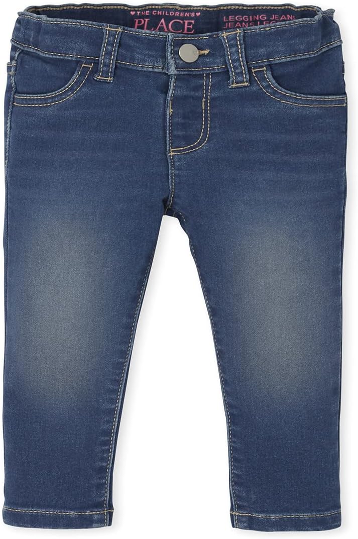 The Children’s Place Baby Girls’ and Toddler Super-Soft Stretch Denim Jeggings