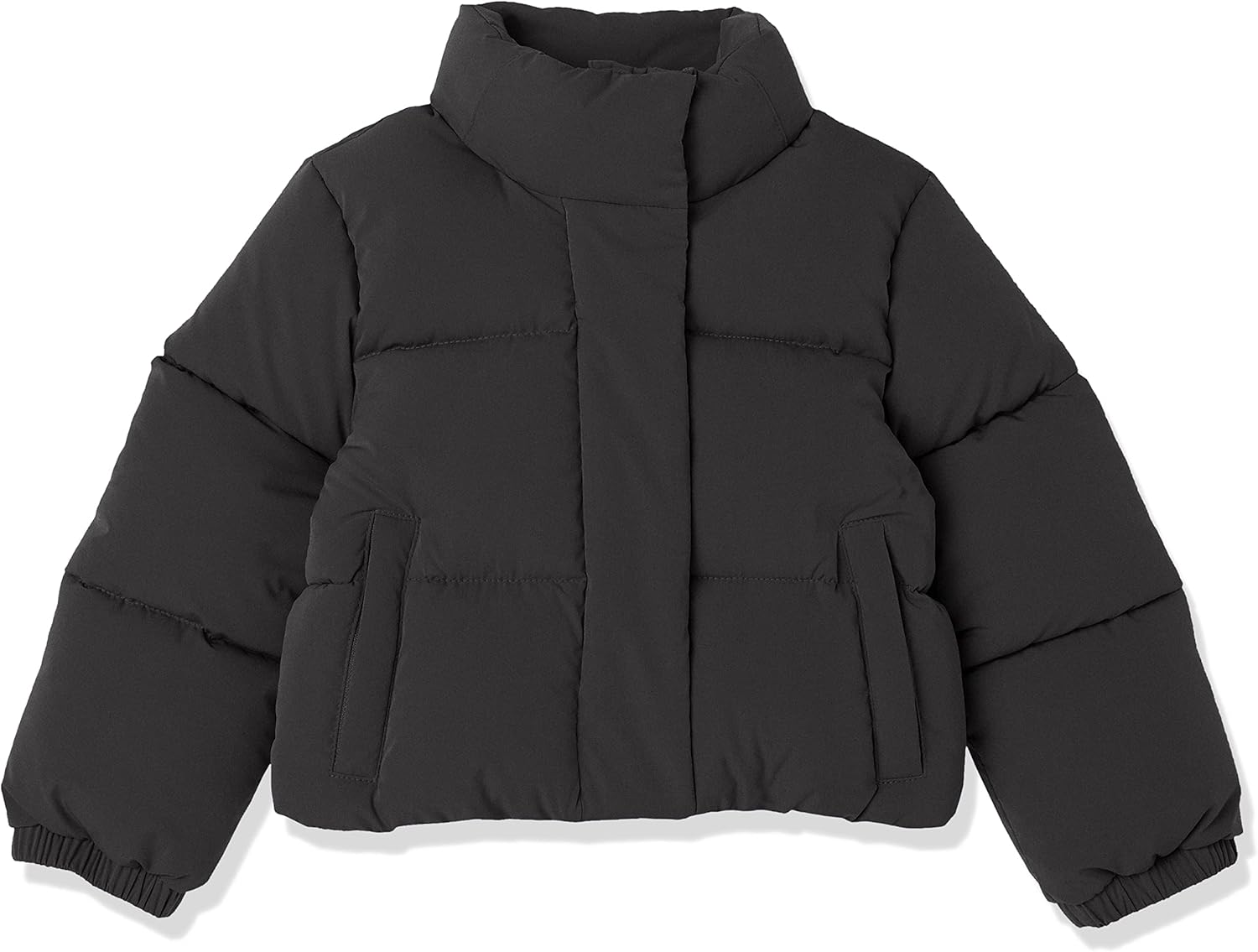 Amazon Essentials Girls and Toddlers’ Cropped Puffer Jacket