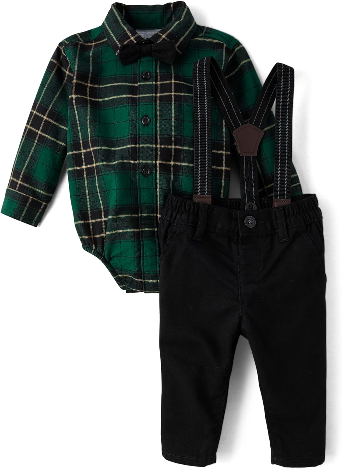 The Children’s Place baby-boys And Newborn Button Down Shirt and Pants, 2 Piece Outfit