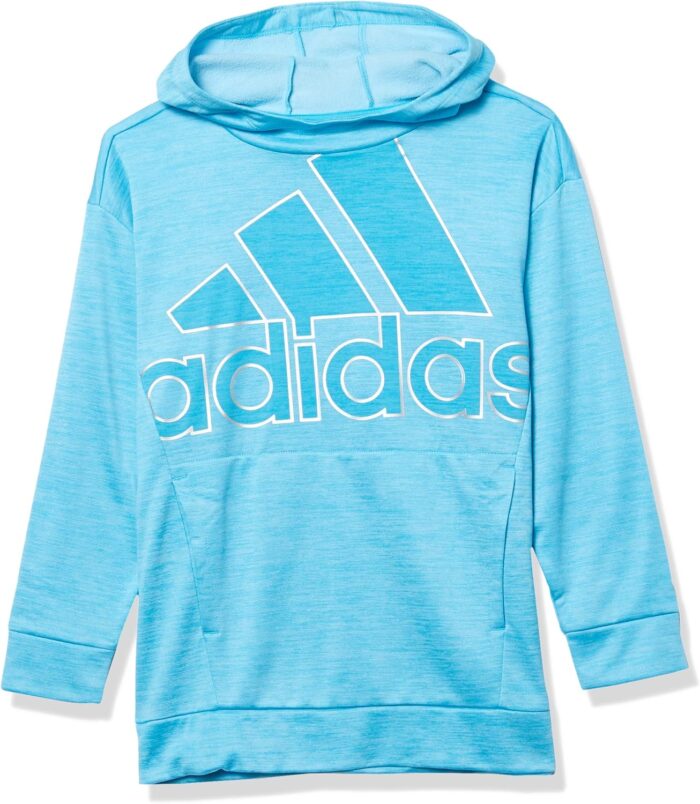 adidas Girls’ Hooded Fleece Tunic Pullover Sweatshirt