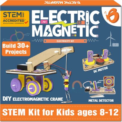 Butterfly Edufields 30in1 STEM Kits for Kids Age 8-10-12 | STEM Toys for Ages 8-13 | Electricity & Magnetism | Science Project Kit for Boys & Girls Aged 8-10-12-14 | Best Educational Birthday Gift