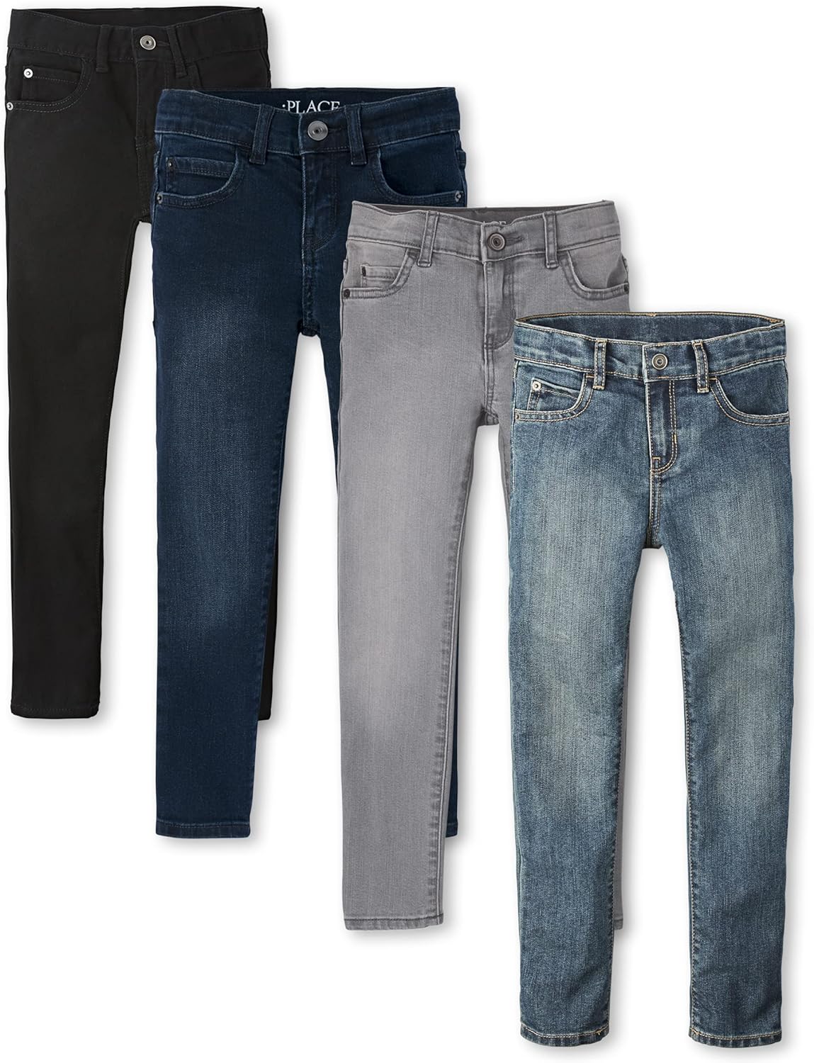 The Children’s Place Boys’ Multipack Basic Stretch Skinny Jeans