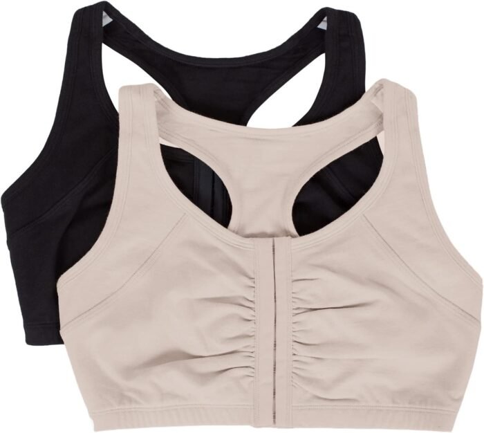 Fruit of the Loom Women’s Front Close Builtup Sports Bra