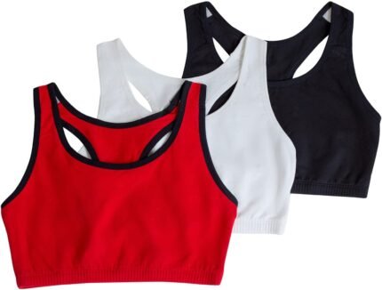 Fruit of the Loom Women’s Built Up Tank Style Sports Bra Fashion Colors