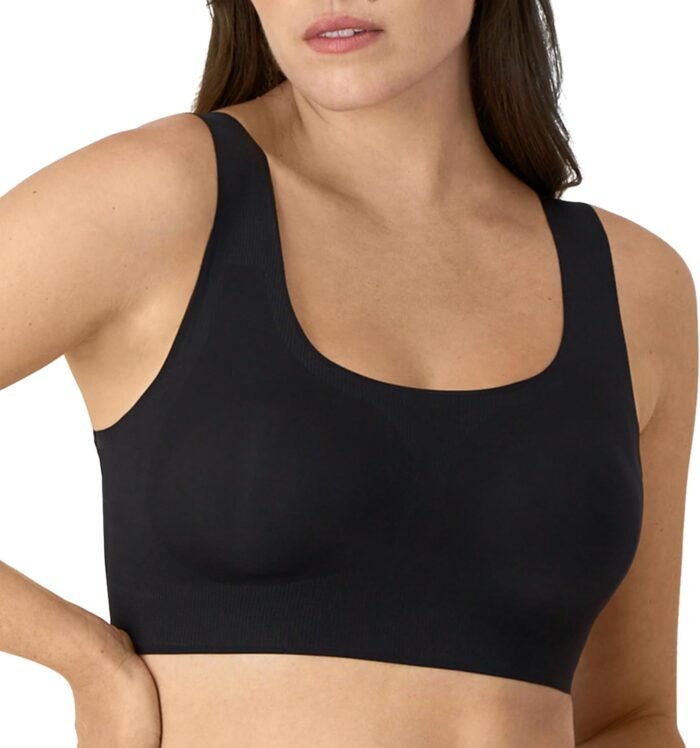 Bali Women’s Comfort Revolution Easylite Wireless T-Shirt Bra, Pullover Wirefree T-Shirt Bra