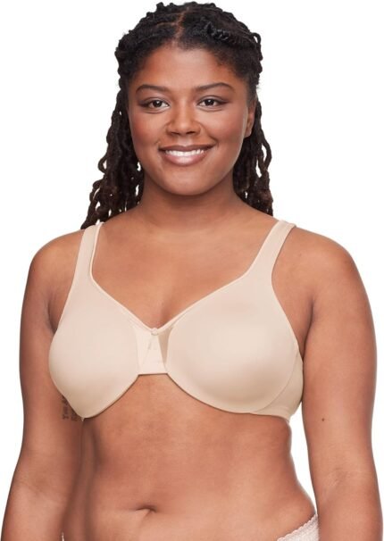 Warner’s Women’s Signature Cushioned Support and Comfort Underwire Unlined Full-Coverage Bra 35002a