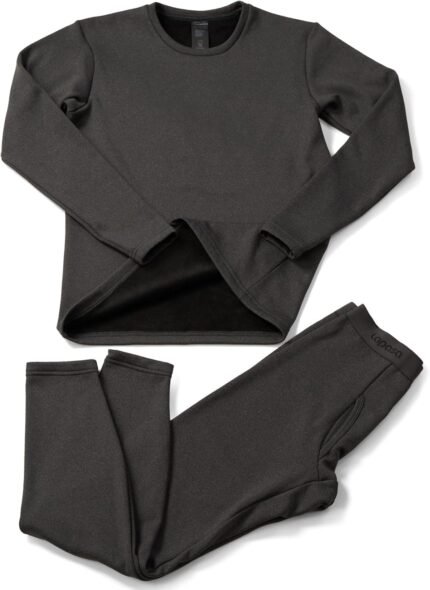 LAPASA Men’s Thermal Underwear Set Soft Fleece Lined Long Johns Light/Mid/Heavy Weight Base Layer Top & Bottom M11/M24/M57