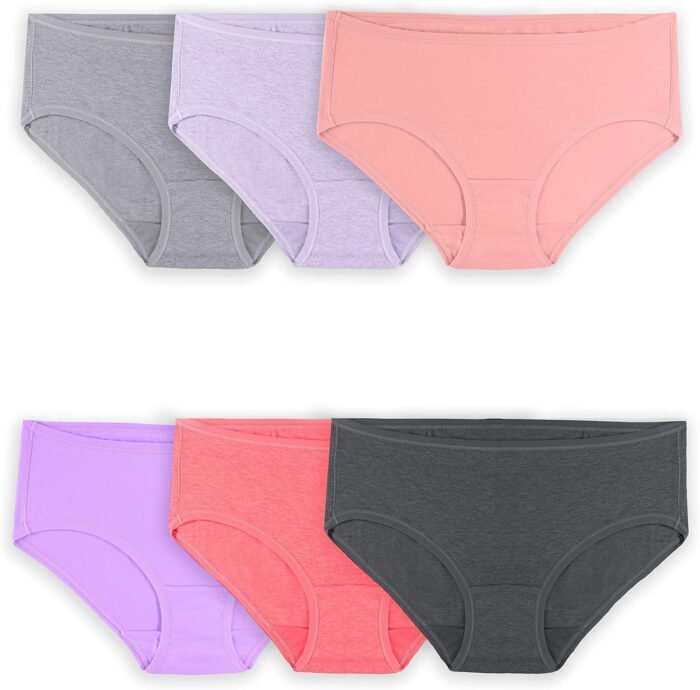 Fruit of the Loom Women’s 360° Stretch Underwear, High Performance Stretch for Effortless Comfort, Available in Plus Size