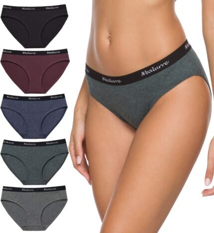 Wealurre Womens Underwear Cotton Bikini Breathable Sport Low Rise Panty for Women Multipack Wealurre Womens Underwear Cotton Bikini Breathable Sport Low Rise Panty for Women Multipack