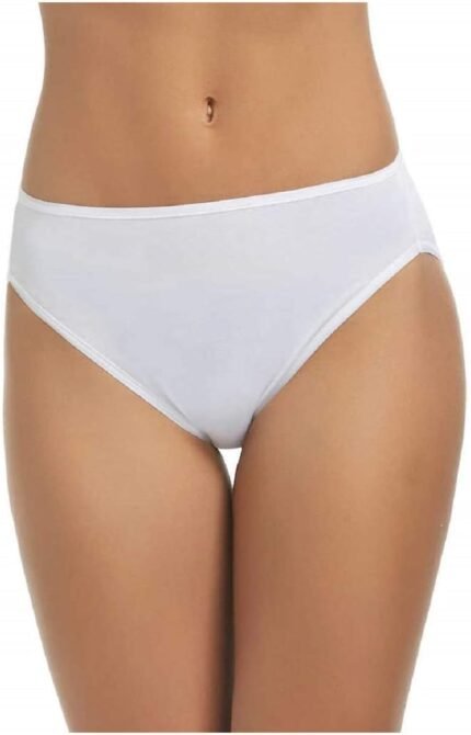 Felina Ladies’ Hi-Cut Panty 8-Pack, Variety (XL, Pink Dot)