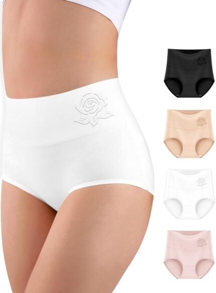 MEIYATING Women’s High Waisted Underwear Tummy Control Ladies Panties Postpartum Briefs Multipack MEIYATING Women’s High Waisted Underwear Tummy Control Ladies Panties Postpartum Briefs Multipack