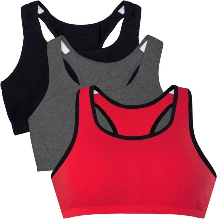 Fruit of the Loom Cotton Tank Bra for Women – Ultimate Comfort & Breathable Fit – Fashion Packs