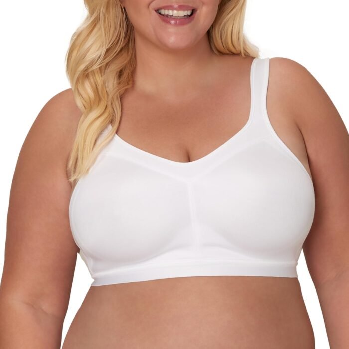 Playtex Women’s 18 Hour Active Bra 4159, Breathable Comfort Wireless Bra, Full-Coverage Bra, Smoothing