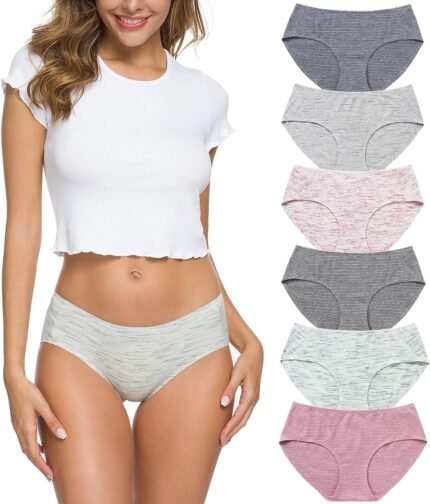 Wealurre Cotton Bikini Women’s Breathable Panties Seamless Comfort Underwear