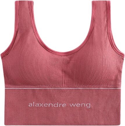 Women’s Running Sports Bras Supportive No Underwire Bra Plus Size Wireless Bralettes U Neck Workout Yoga Bra Underwear