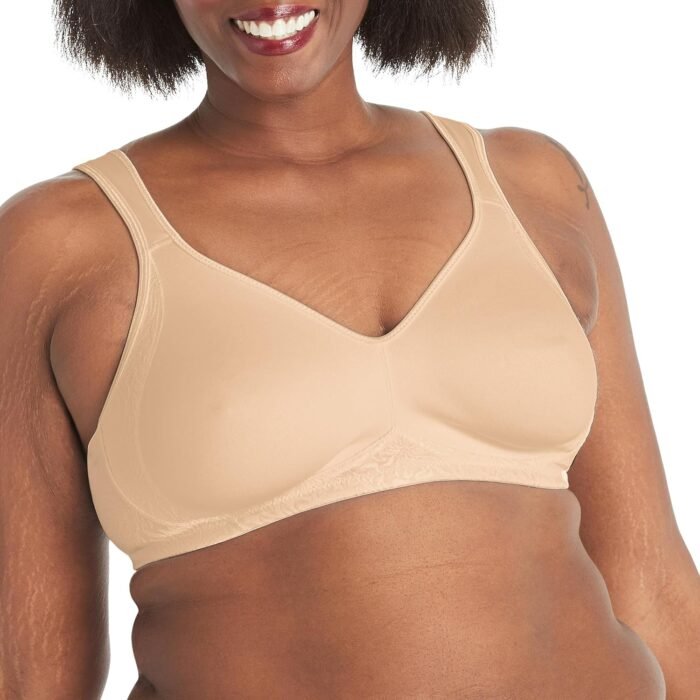 Playtex Women’s 18 Hour Wireless Bra 4049, Side & Back Smoothing Cooling Bra, T-Shirt Bra, 4-Way Support