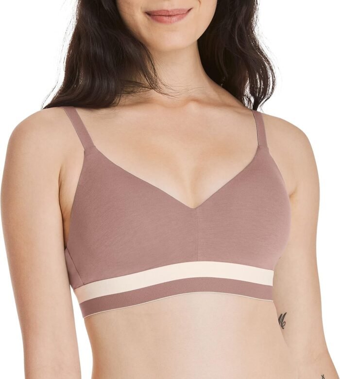 Hanes Women’s Push-Up T-Shirt Wireless Bra, Comfortflex Fit, Eco Soft, Sizes S-2X+