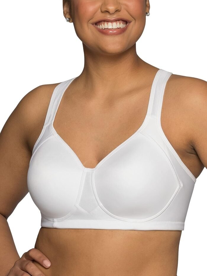 Vanity Fair Women’s Medium Impact Sports Bras for Women, Breathable, Moisture Wicking, Padded Cups up to DDD