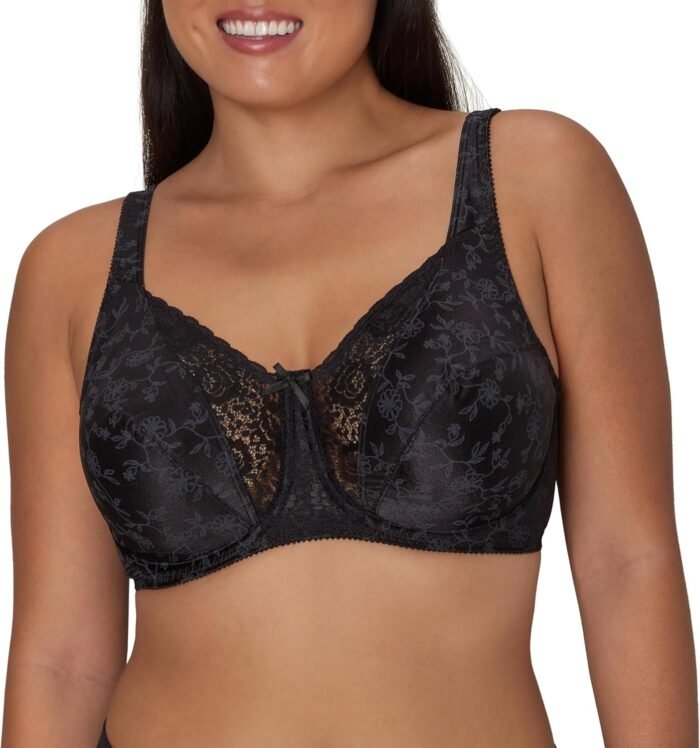 Playtex Women’s Secrets Underwire Bra 4422, Lifts & Supports Full Coverage Bra, Full Figure Bra