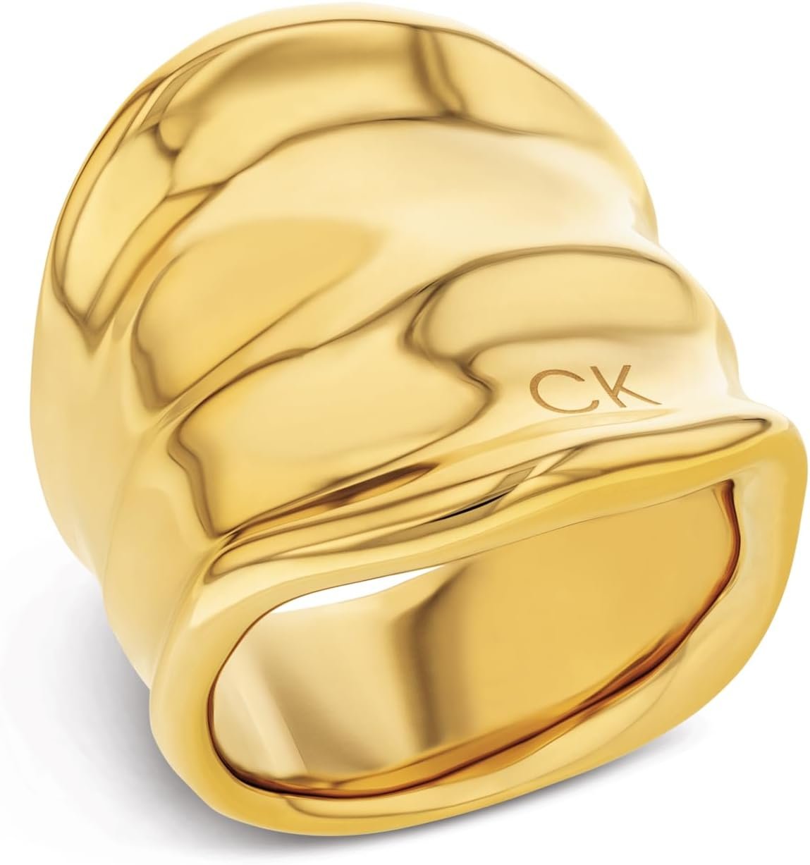 Calvin Klein Elemental Rings Collection for Women, Stainless Steel, Jewelry Accessory, Rings for Her, Designer Wear Calvin Klein Elemental Rings Collection for Women, Stainless Steel, Jewelry Accessory, Rings for Her, Designer Wear