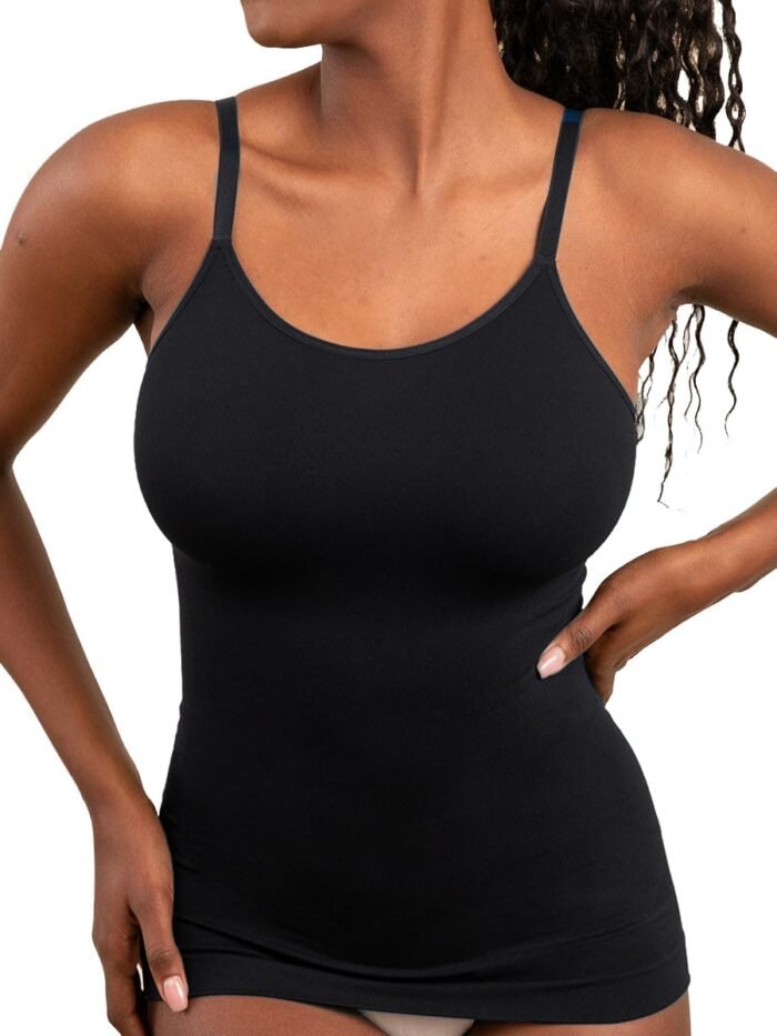 SHAPERMINT Womens Tops – Scoop Neck Cami Body Shaper for Women, Shapewear Tummy Control, Camisole Tank Tops for Women