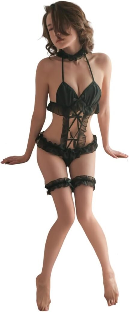 Slim fit, charming and sexy one-piece role-playing, tempting one-piece clothing and lingerie set Slim fit, charming and sexy one-piece role-playing, tempting one-piece clothing and lingerie set