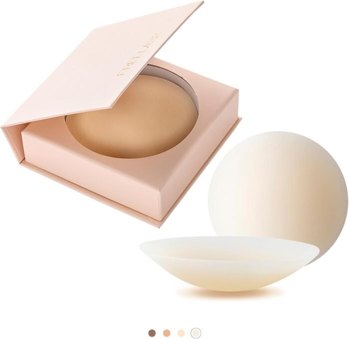 Nipple Covers for Women,Seamless Reusable Adhesive Silicone Nipple Pasties