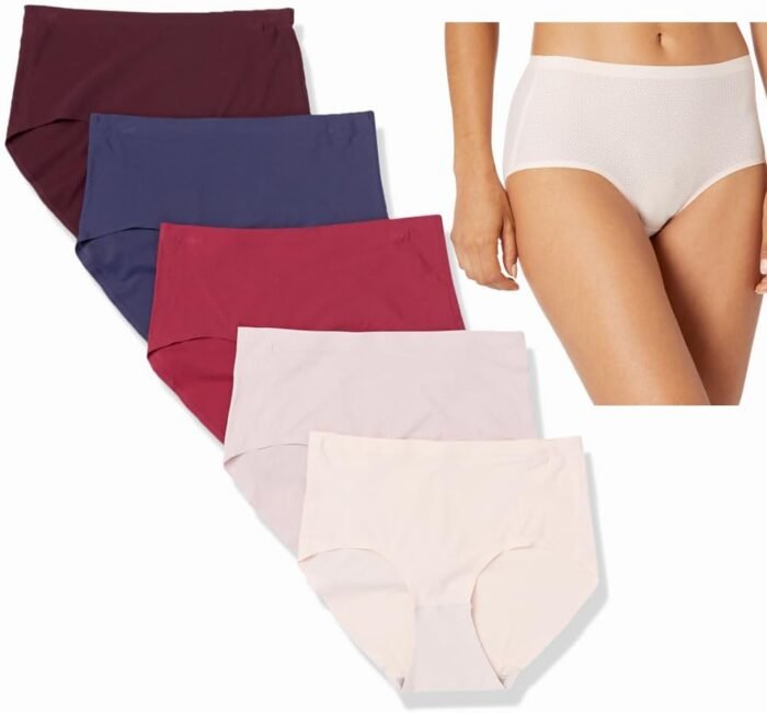 Amazon Essentials High Waist Briefs Panties for Legging Womens Underwear No Show Seamless