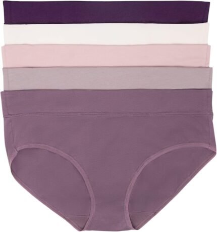 Felina Women’s Pima Cotton Hipster Panty, 5-Pack Underwear. Felina Women’s Pima Cotton Hipster Panty, 5-Pack Underwear.