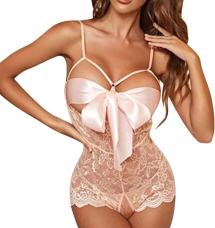 Lingerie Sets for Women Sexy Velvet Chemise Teddy Lingerie Super Stretchy Babydoll Chemise Bra and