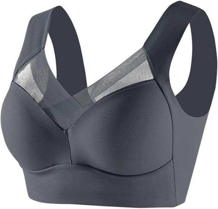 Hatmeo Posture Correcting Bras, Hatmeo Bras for Senior Women, Anti Sagging Bra Ice Silk Gathering Bra