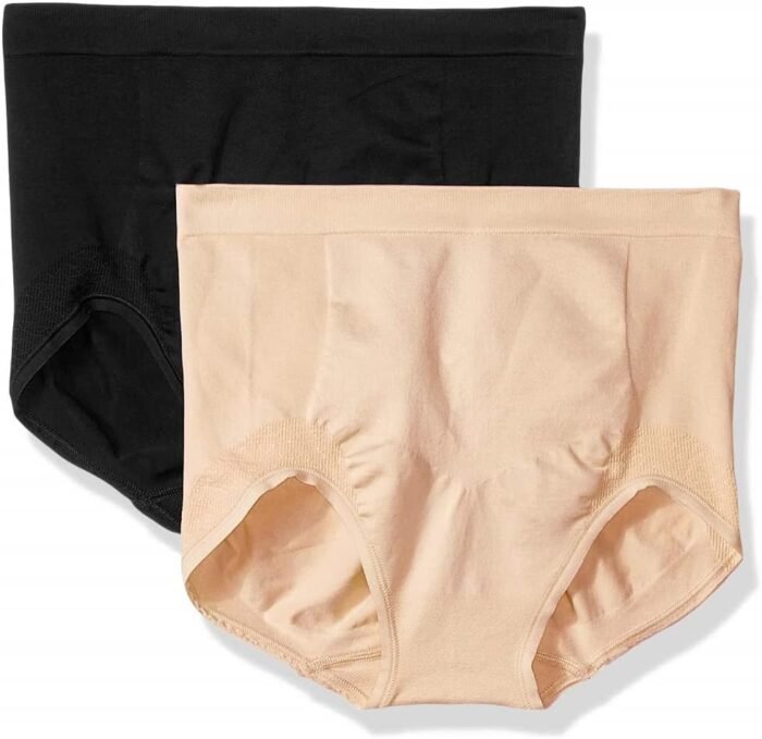 Bali Women’s Comfort Revolution Firm Control Shapewear Brief Fajas Cool Comfort 2-Pack DF0048